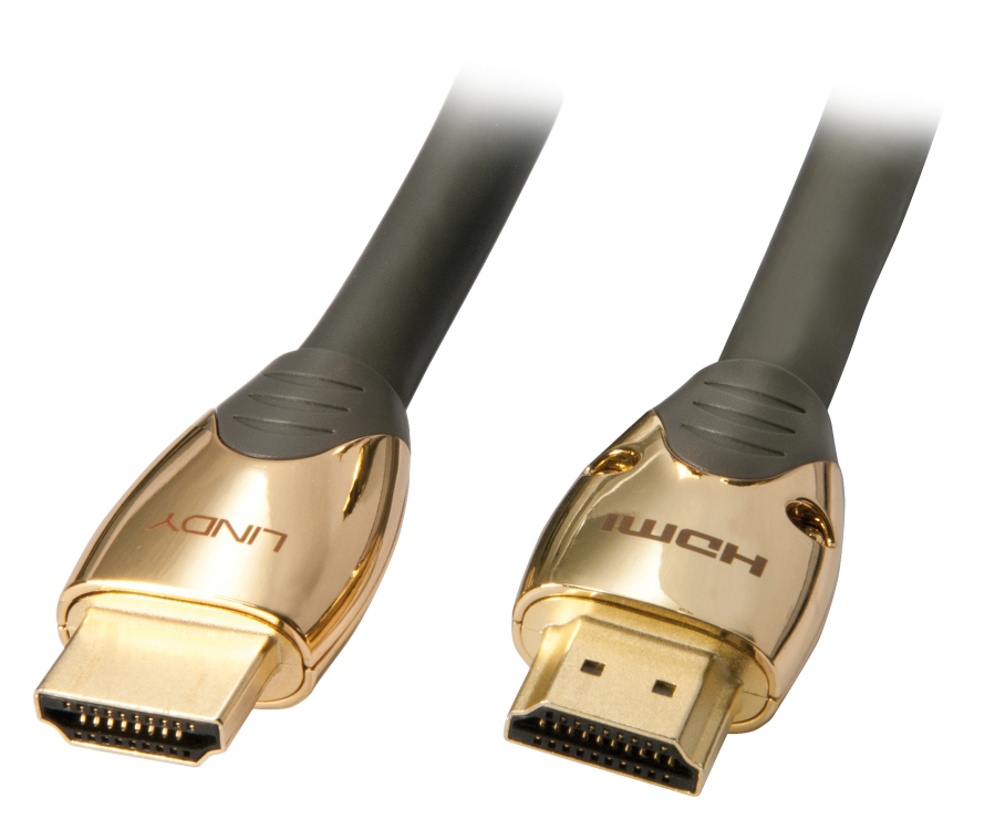 Imagine Cablu HDMI 4K cu Ethernet GOLD T-T v2.0 10m, Lindy L37856
